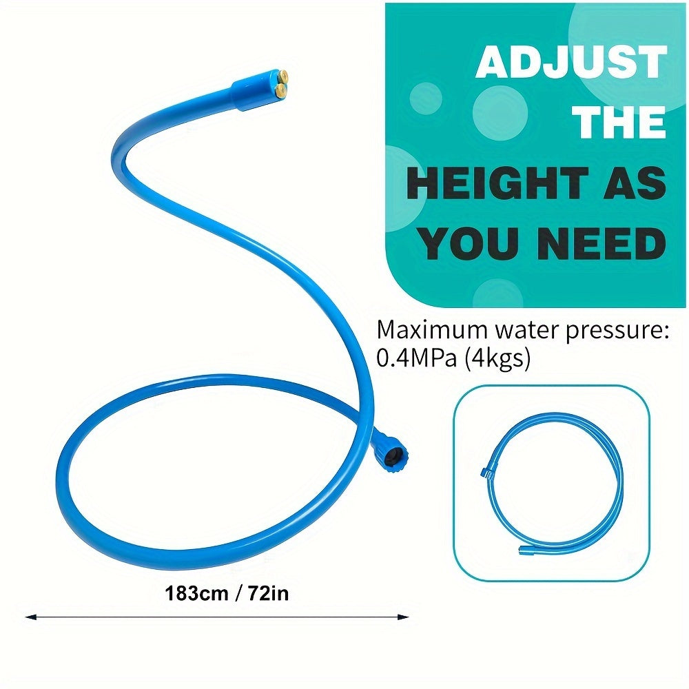 Портативная уличная система охлаждения с туманом с регулируемой высотой и латунными распылителями