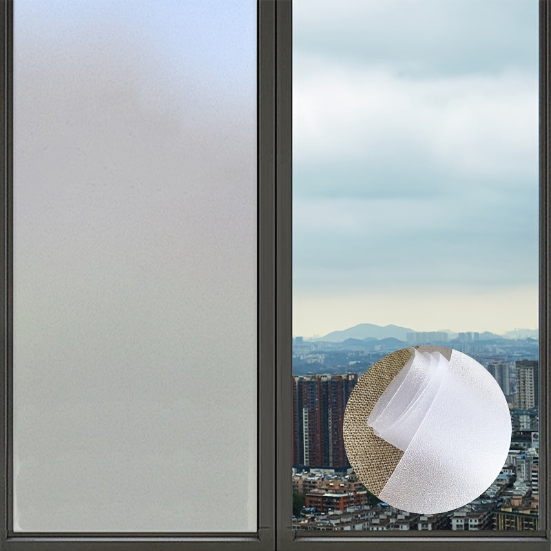 Frosted Privacy Window Film Roll Removable Energy-Efficient PVC