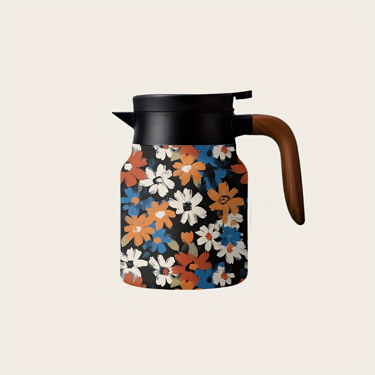 Flower Themed Stainless Steel Tea Infuser with High Capacity for White Tea