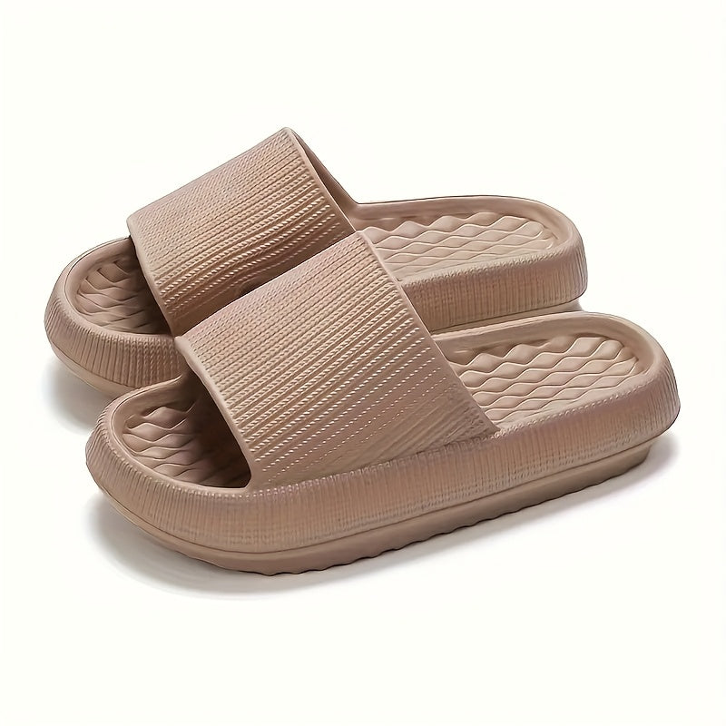 Women EVA Slides Open-Toe Sandals All-Season Beach and Shower Use