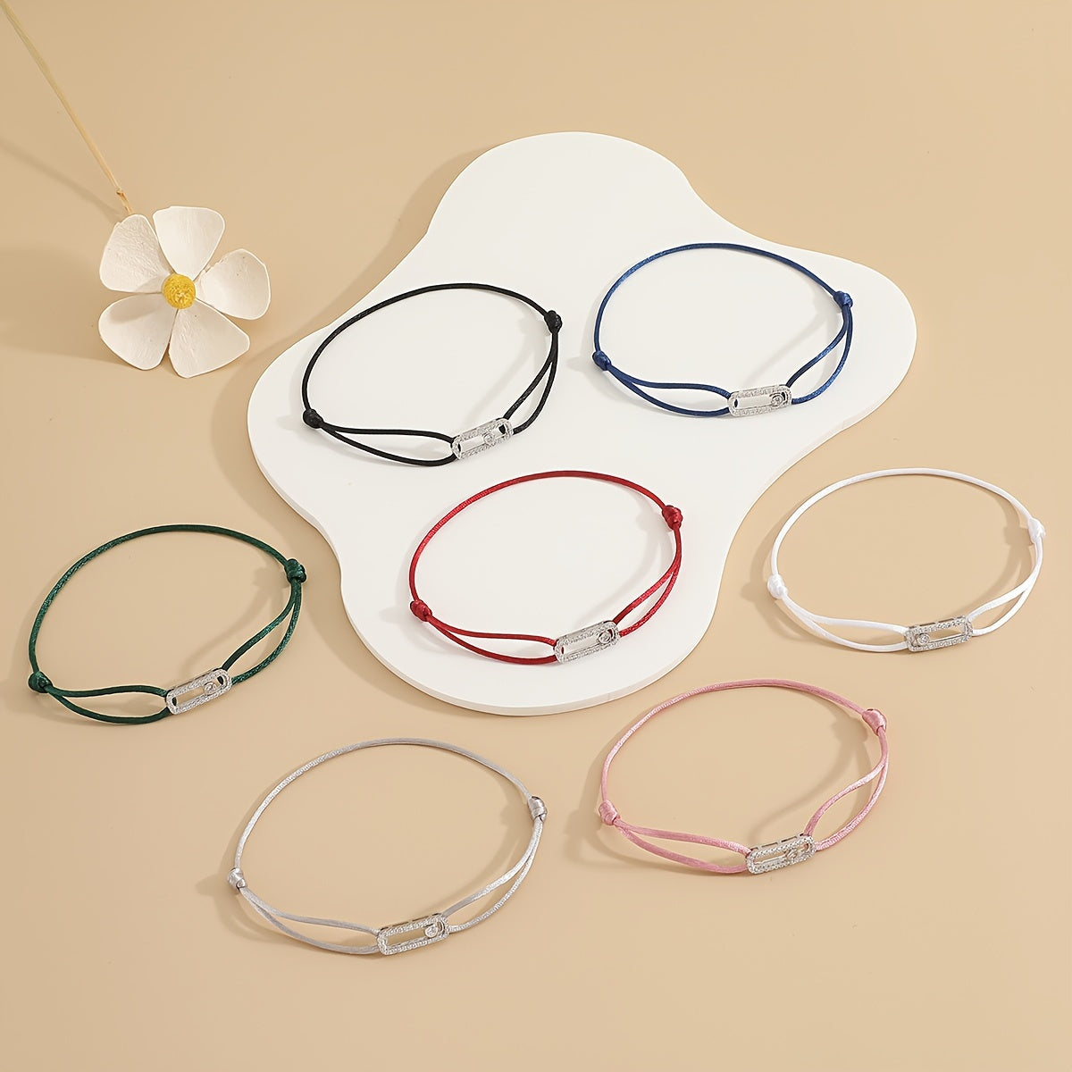 Women's Charm Bracelet Adjustable Zirconia Accents Jewelry Gift