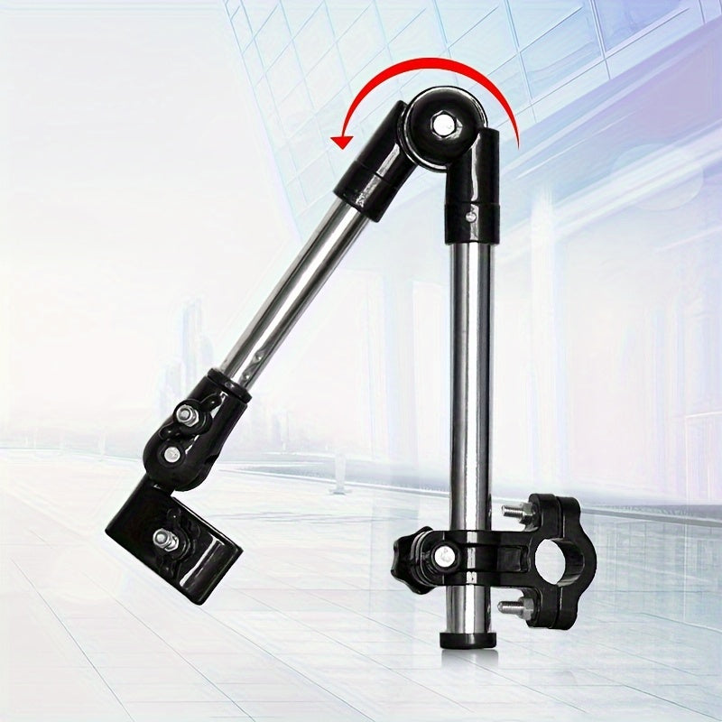 Stainless Steel Umbrella Holder for Wheelchair Bicycle Pram Stroller Adjustable Rainy Day Accessory