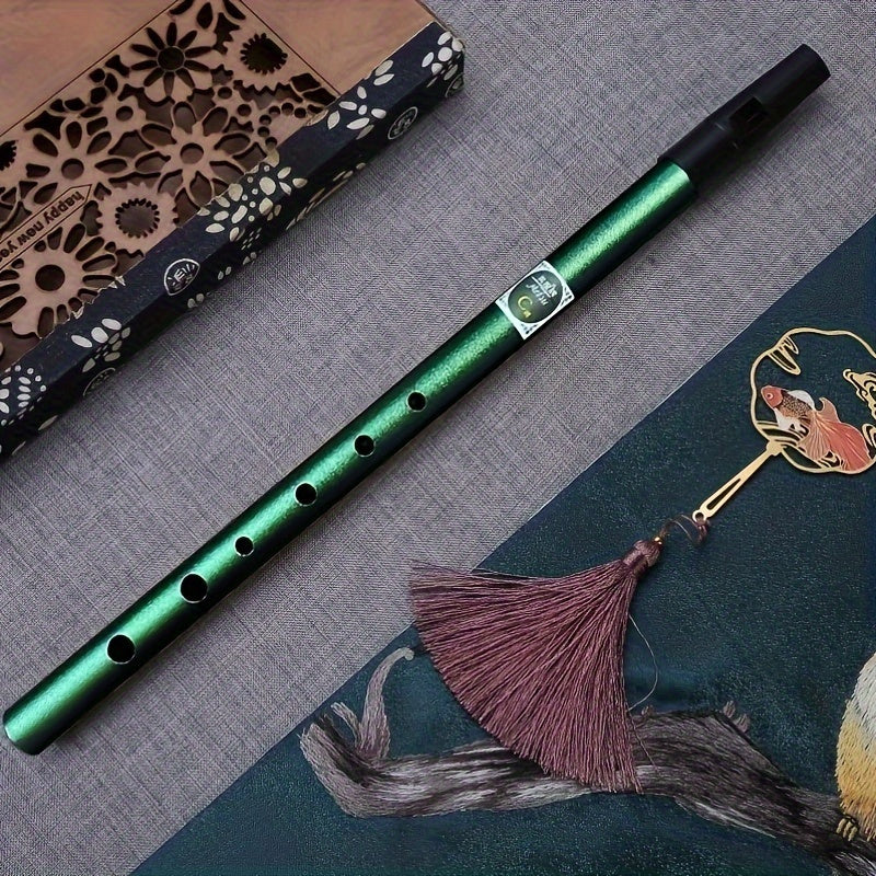 Beginners va professional uchun alyuminiy irish fleyta, C D o'lchovli, laklangan, qizil, ko'k, yashil, to'q purple