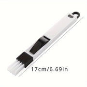 Juego de cepillos de limpieza Groove con recogedor y herramienta para rendijas para ventanas y aires acondicionados