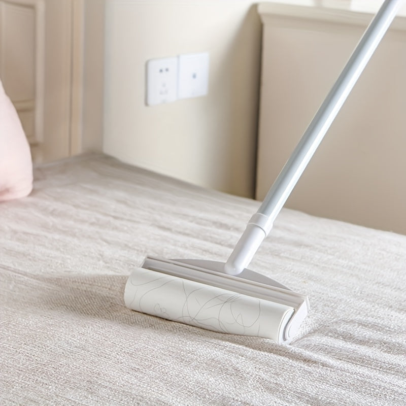 Pet Hair Remover Tool Long Roller Sticky Brush for Sofa Carpet Dust Cleaning