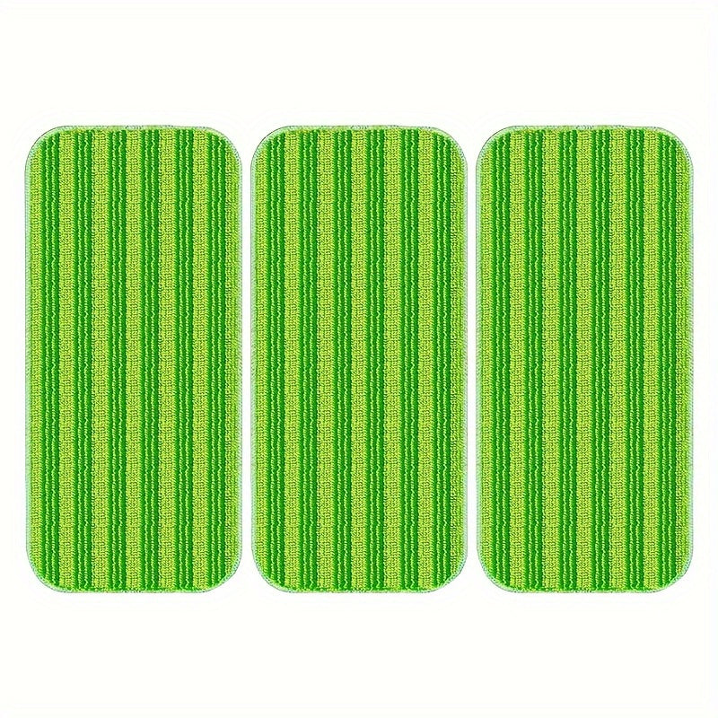 12-Inch Microfiber Mop Pads for Wet and Dry Surface Cleaning