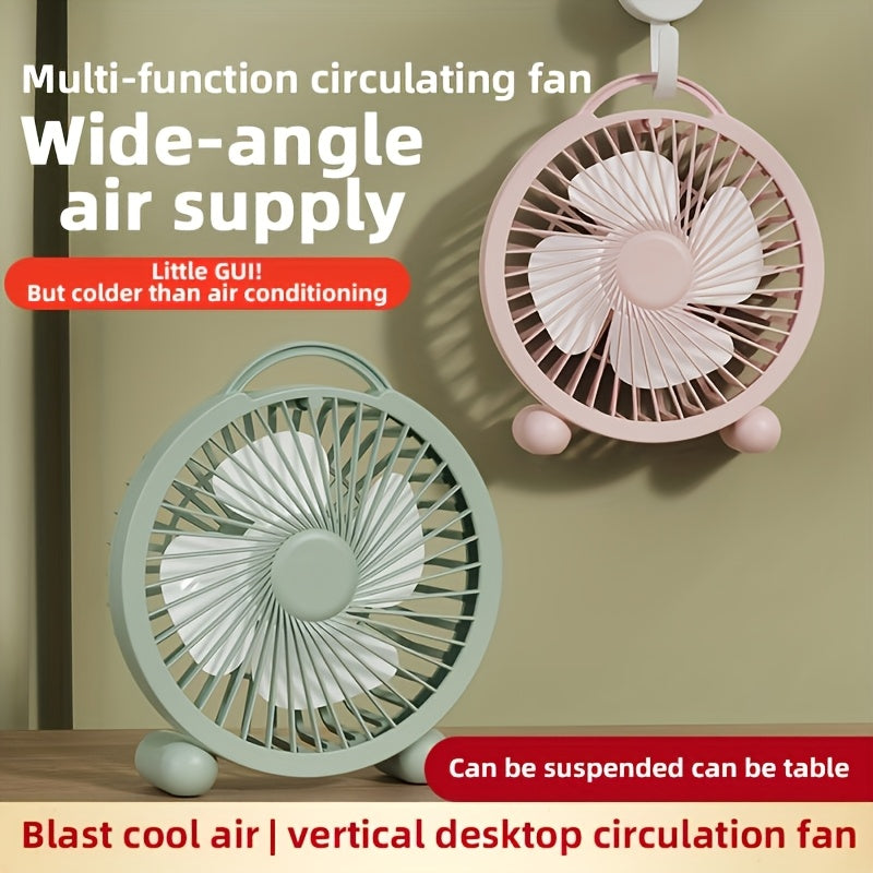 Portable USB Desk Fan for Cooling Indoor and Outdoor Spaces