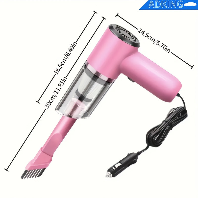 12V Car Handheld Vacuum Cleaner for Pet Hair Dust and Crumbs
