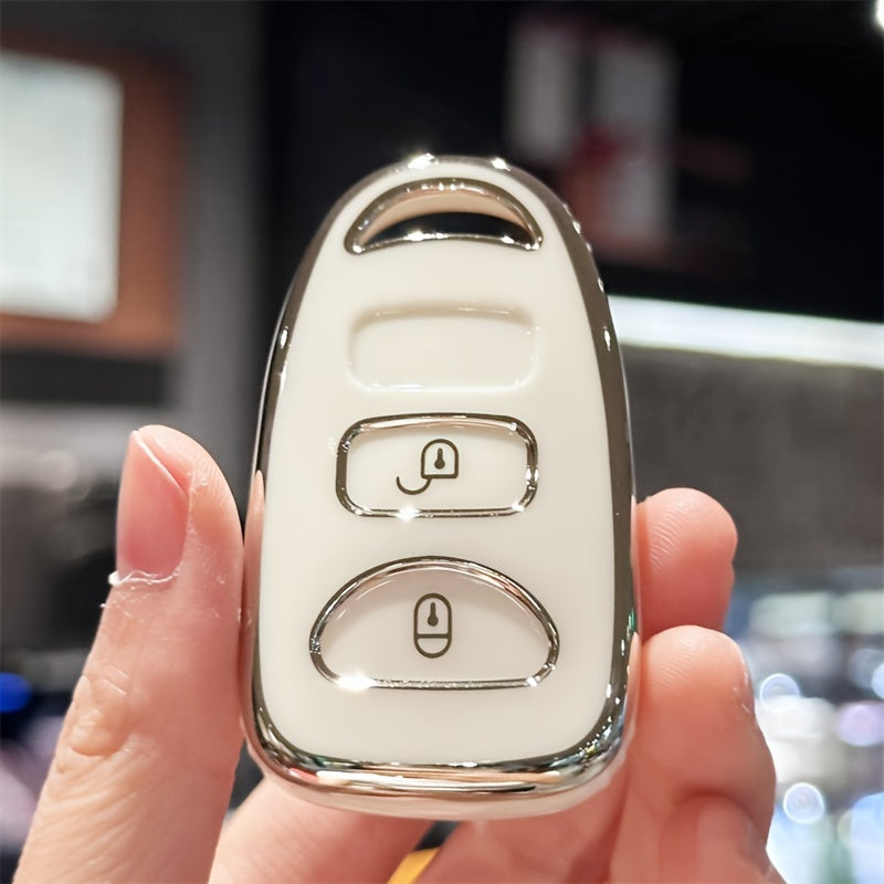 Universal TPU Key Fob Cover for 2-Button Remote Key Shells