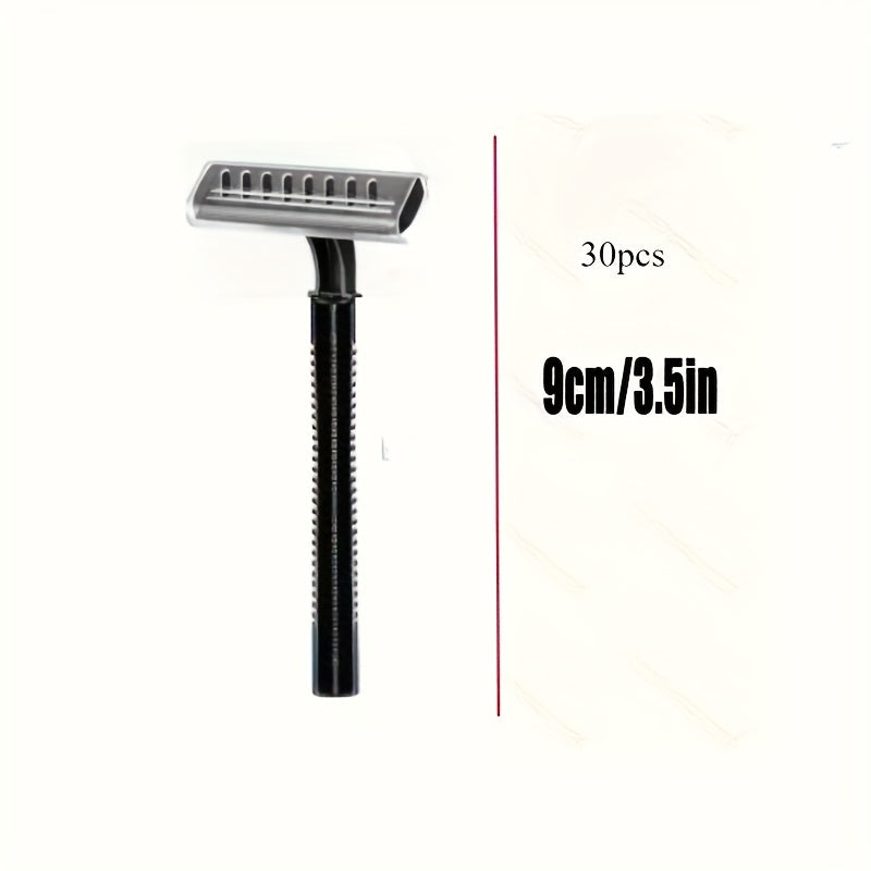 Мужские одноразовые бритвы 30 шт. пластиковые ручки многоразовые для путешествий чувствительная кожа