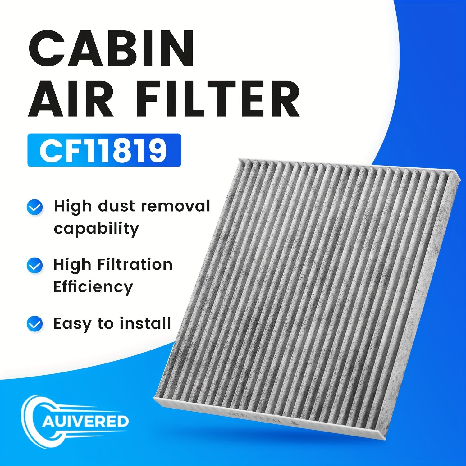 Cabin Air Filter Activated Carbon Replacement for Car SUV and Truck