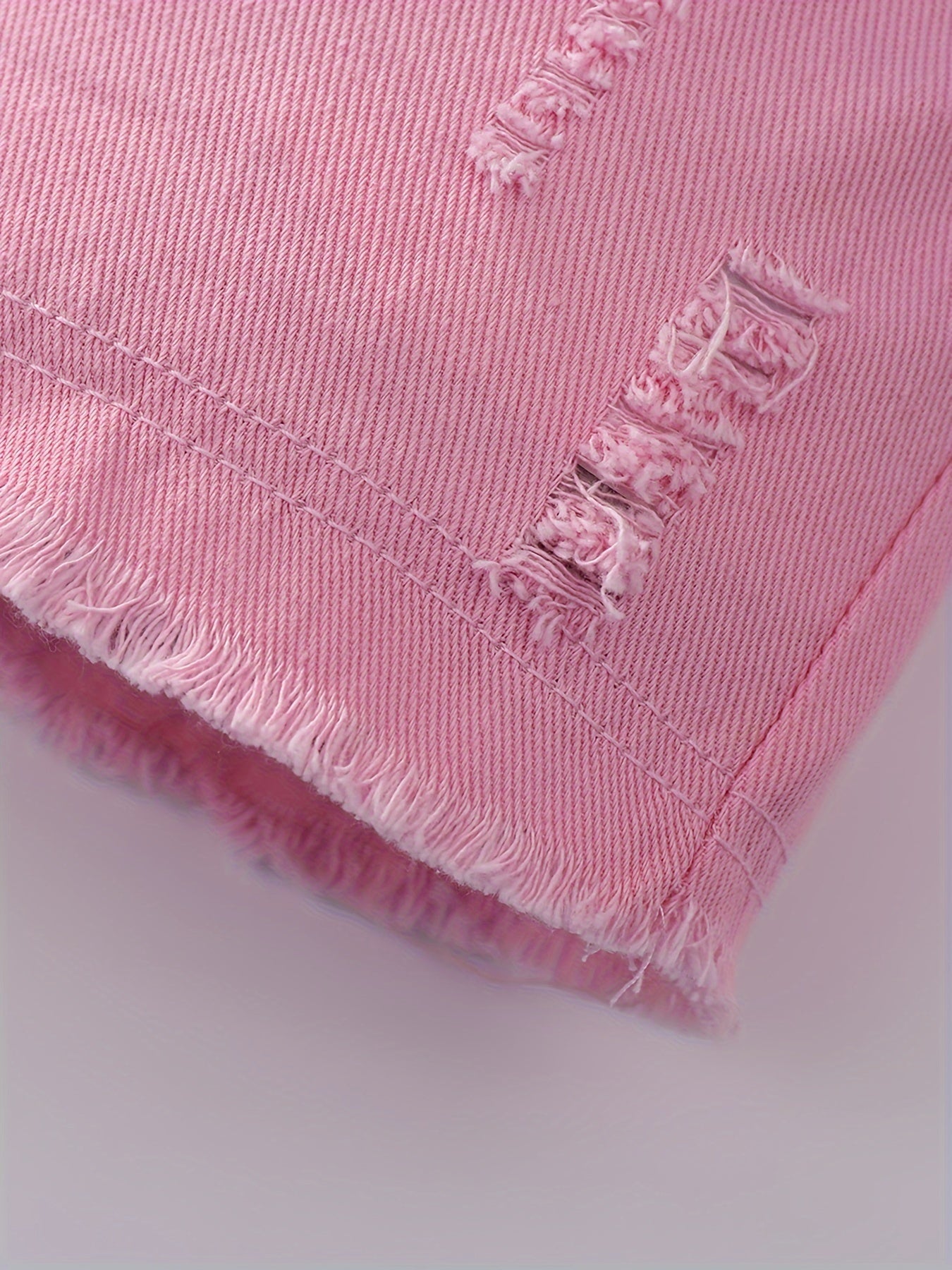 Джинсовый двухкомпонентный комплект для девочек: шорты и топ, повседневный летний стиль, с прорезями, яркий цветной узор с коровами