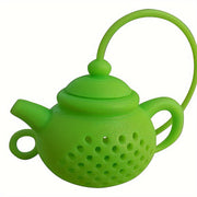 Reusable Silicone Teapot-Shaped Tea Infuser for Loose Leaf Tea, Small Kitchen Use