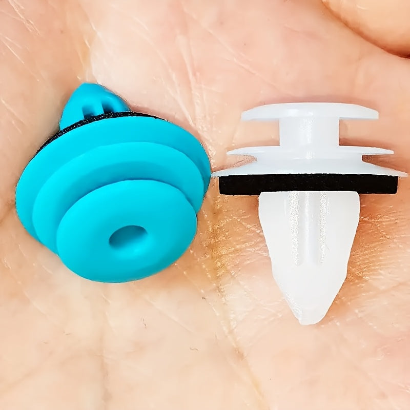 Universal Car Door Panel Clips for A and B Pillars, Plastic Fasteners