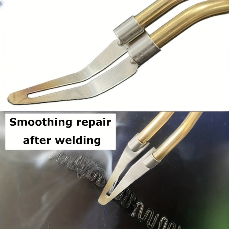 2Pcs Stainless Steel Smooth Head Welding Tools for Plastic and Metal Repair