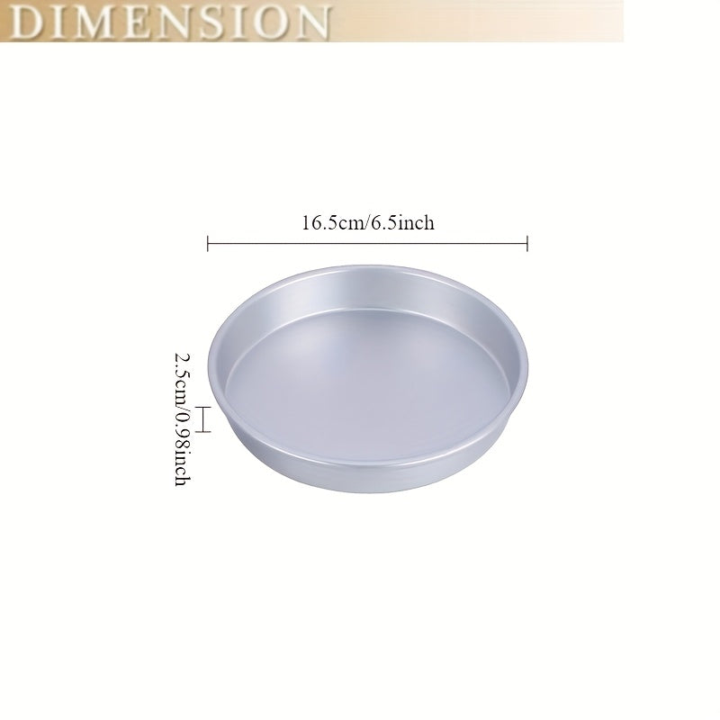 4-Donali 6-İnç Alyuminiy Pitsa Tovoqlari Qayta ishlatiladigan Mustahkam Qaynatiladigan idishga mos