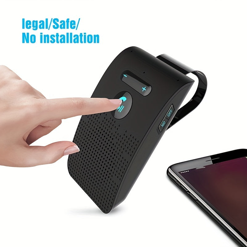 Wireless Car Kit Hands-Free Speakerphone MP3 Player Rechargeable Bluetooth