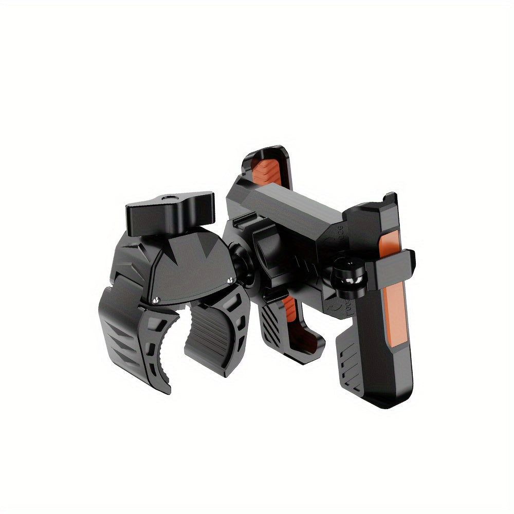 Bike Phone Mount for Handlebars 22-45mm 360° Rotation Compatible with 11.43-17.78cm Smartphones
