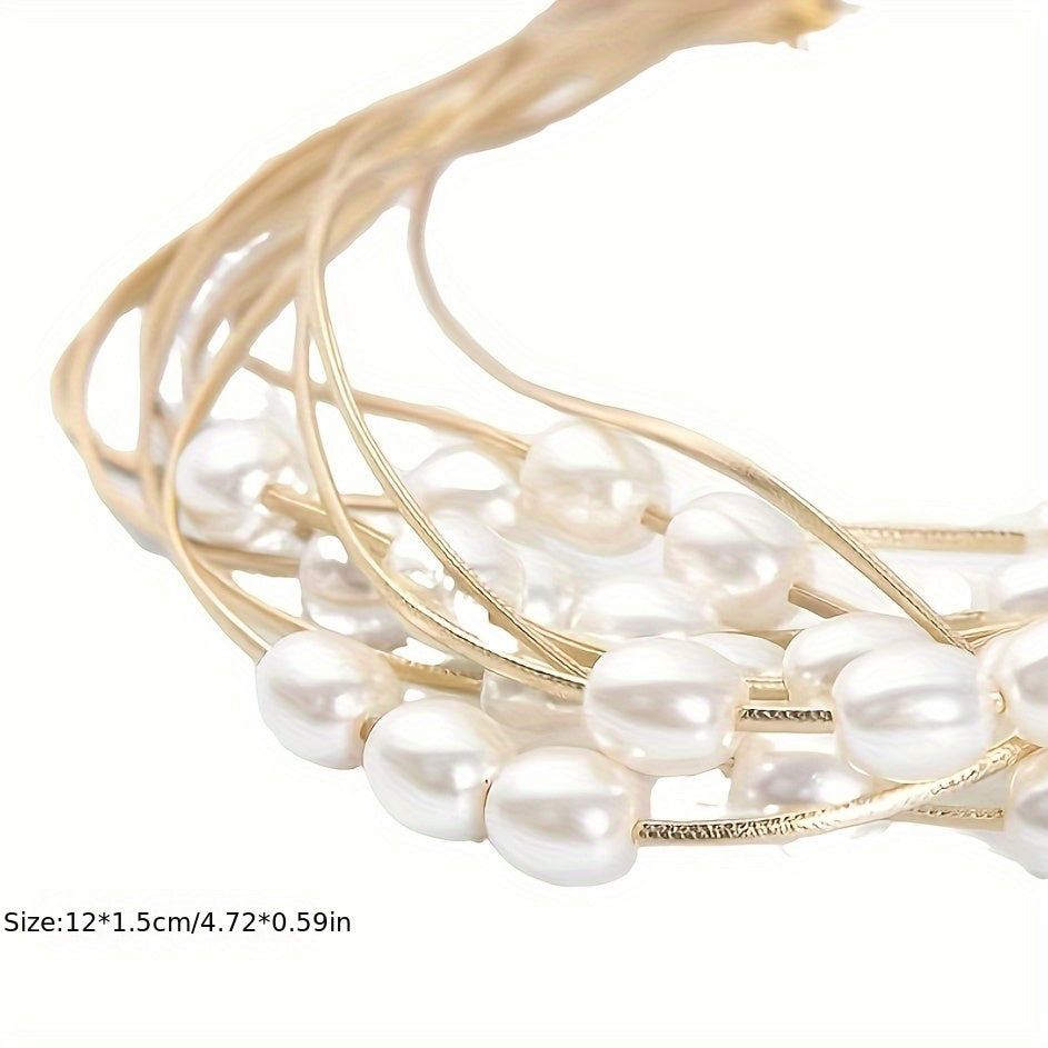 Rice Grain Beaded Curtain Tiebacks with Pearl Buckles for Window Decor