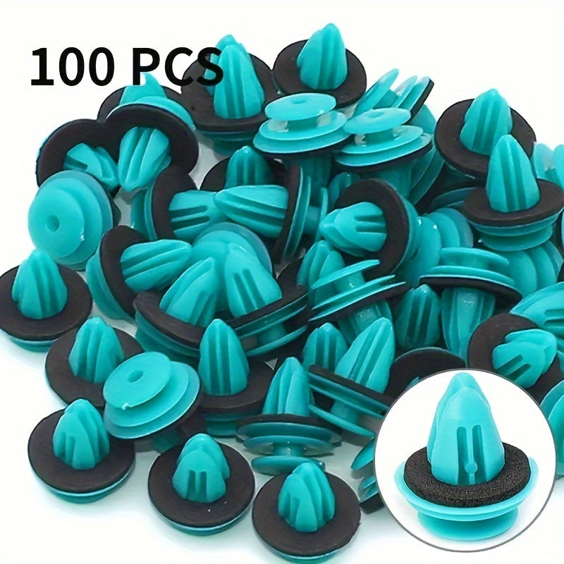Universal Car Door Panel Clips for A and B Pillars, Plastic Fasteners