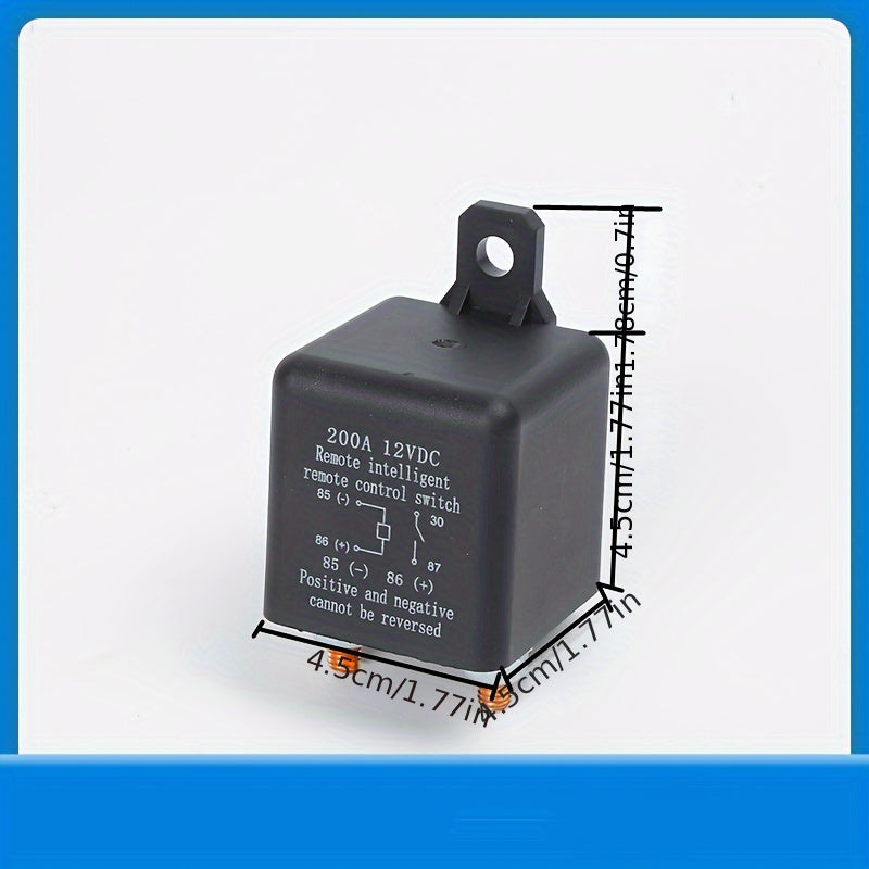12V Car Wireless Remote Switch Relay 200A Circuit Breaker Power Protection