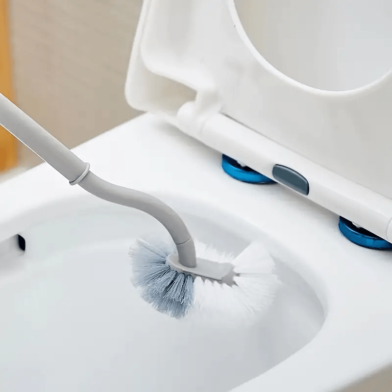 1 dona qo'lda ishlatiladigan hojatxona cho'tkasi ergonomik C-turi dizayni va uzoq tutqichi bilan hammom, hojatxona, oshxona, yotoqxona va avtomobilda chuqur tozalash uchun. Qayta ishlatiladigan va ko'chma plastik materialdan tayyorlangan, yo'q