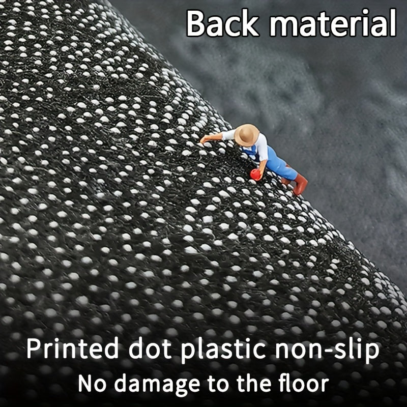 Non-Slip Welcome Door Mat Indoor Outdoor Machine Washable for Hallway Kitchen Bedroom