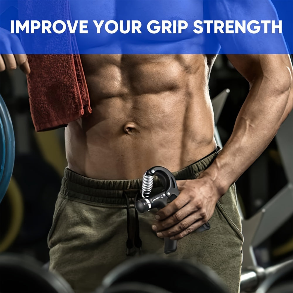 Qo'l va qo'l mushaklarini mashq qilish, reabilitatsiya va mushaklarni qurish uchun hisoblagichi bo'lgan portativ barmoq mashg'uloti.