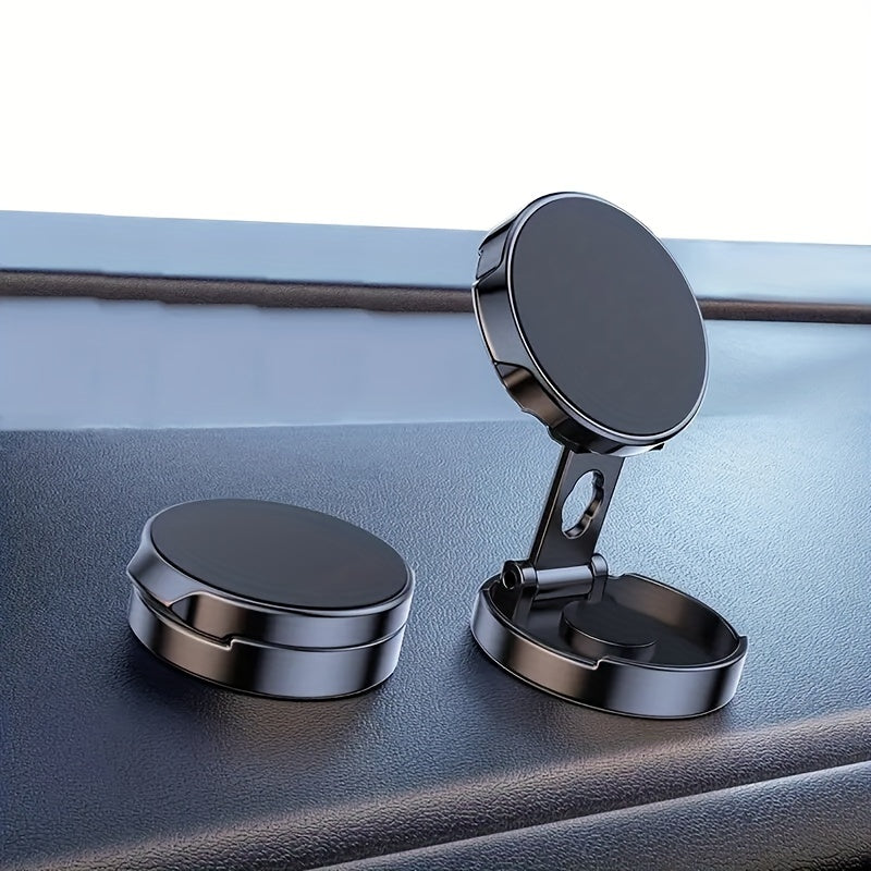 Magnit telefon uchun tutqich, avtomobil uchun o‘rnatish, zink alloy, 360° aylantirish, bukiladigan