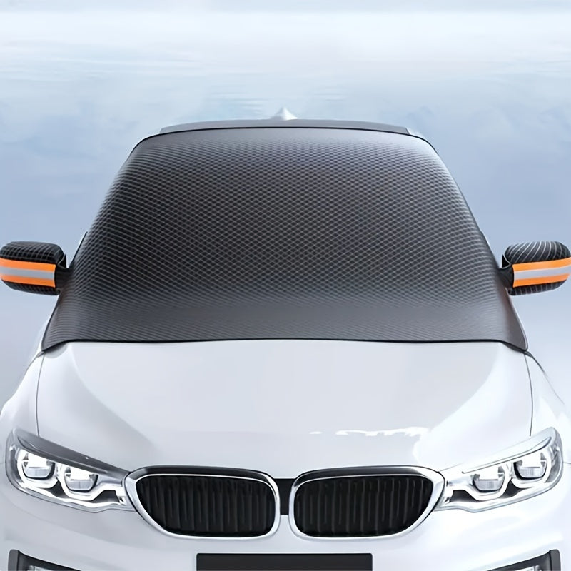 Universal Winter Magnetic Car Windshield Cover Polyester Snow Shield