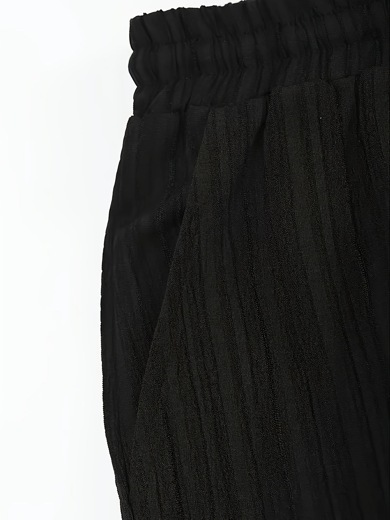 Men's Summer Set Casual Short Sleeve Button-Up Shirt and Drawstring Pants Polyester Solid