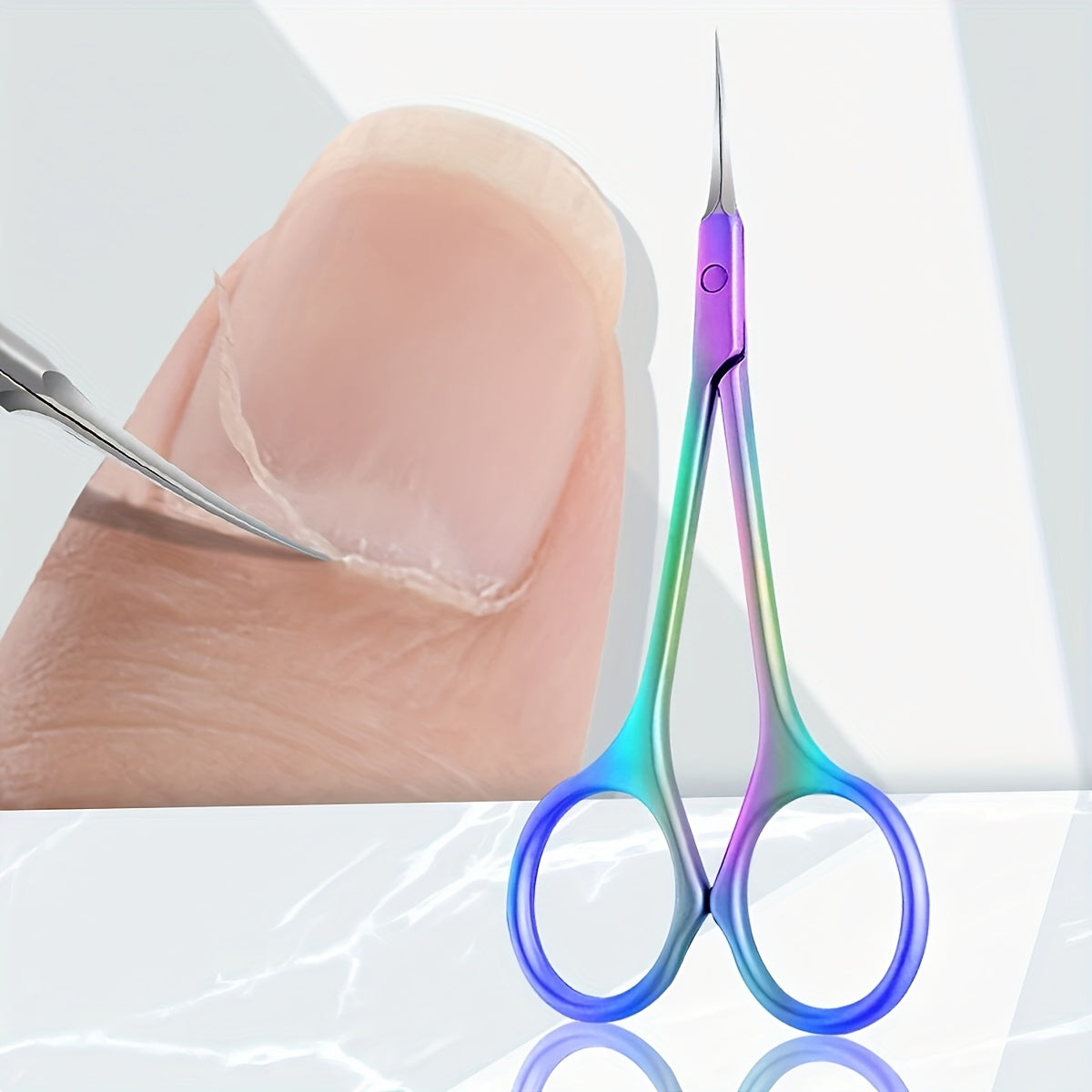 Nail Cuticle Scissors Stainless Steel Dead Skin Remover Manicure Tools