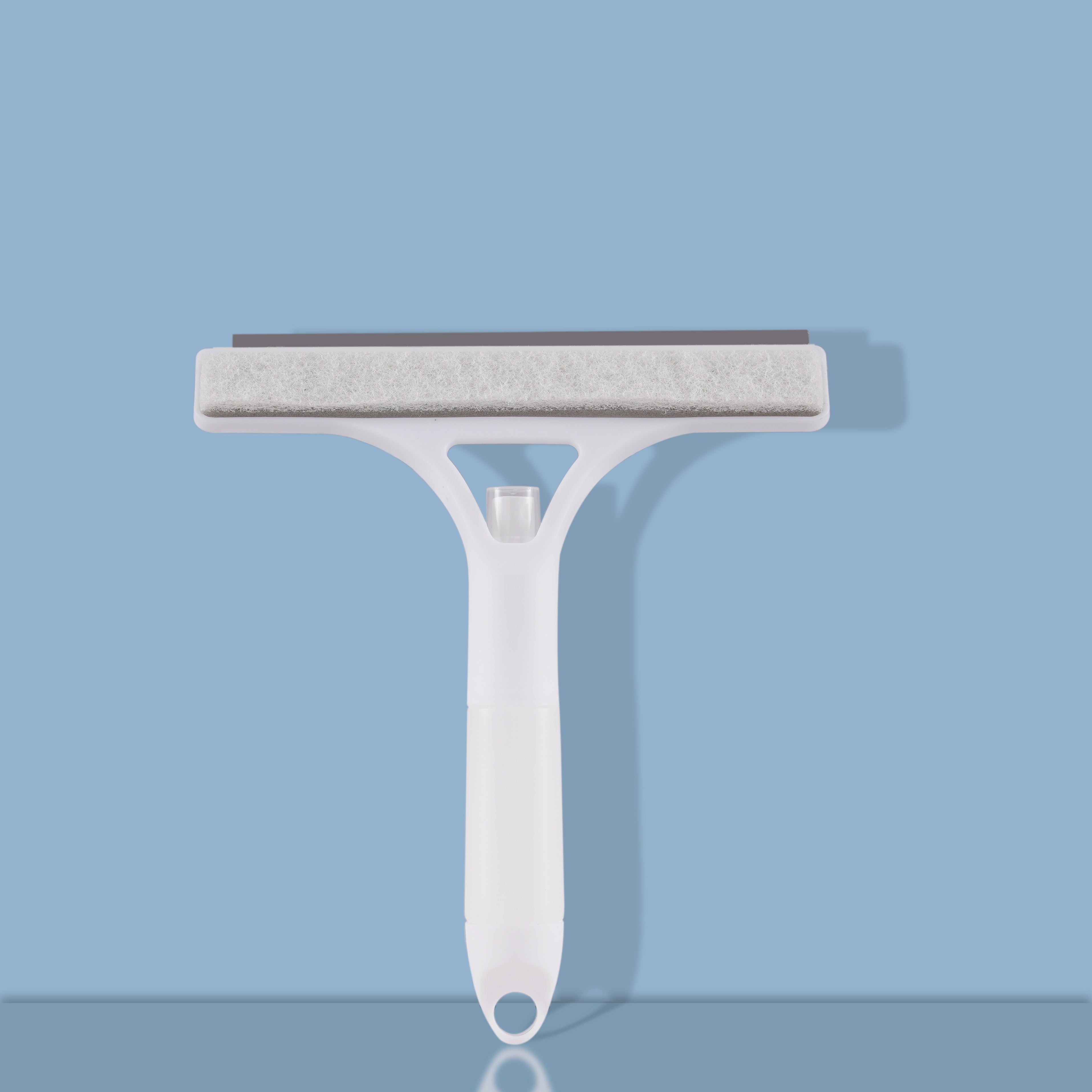 Multifunctional Glass Wiper with Scraper and Sprayer for Windows Mirrors and Tiles