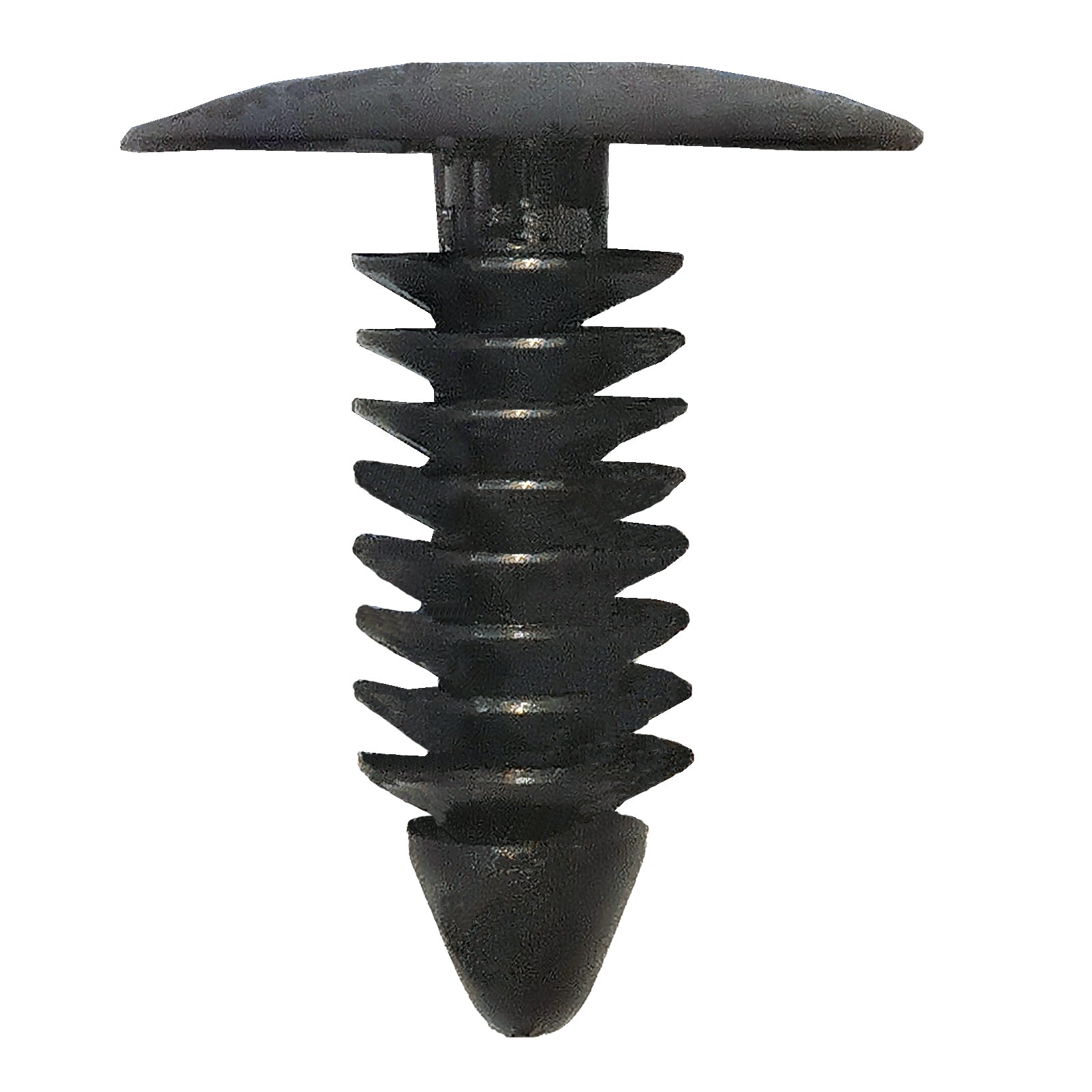 50Pcs Auto Fasteners Car Clips Bumper Fender Retainers Plastic Rivets Black White