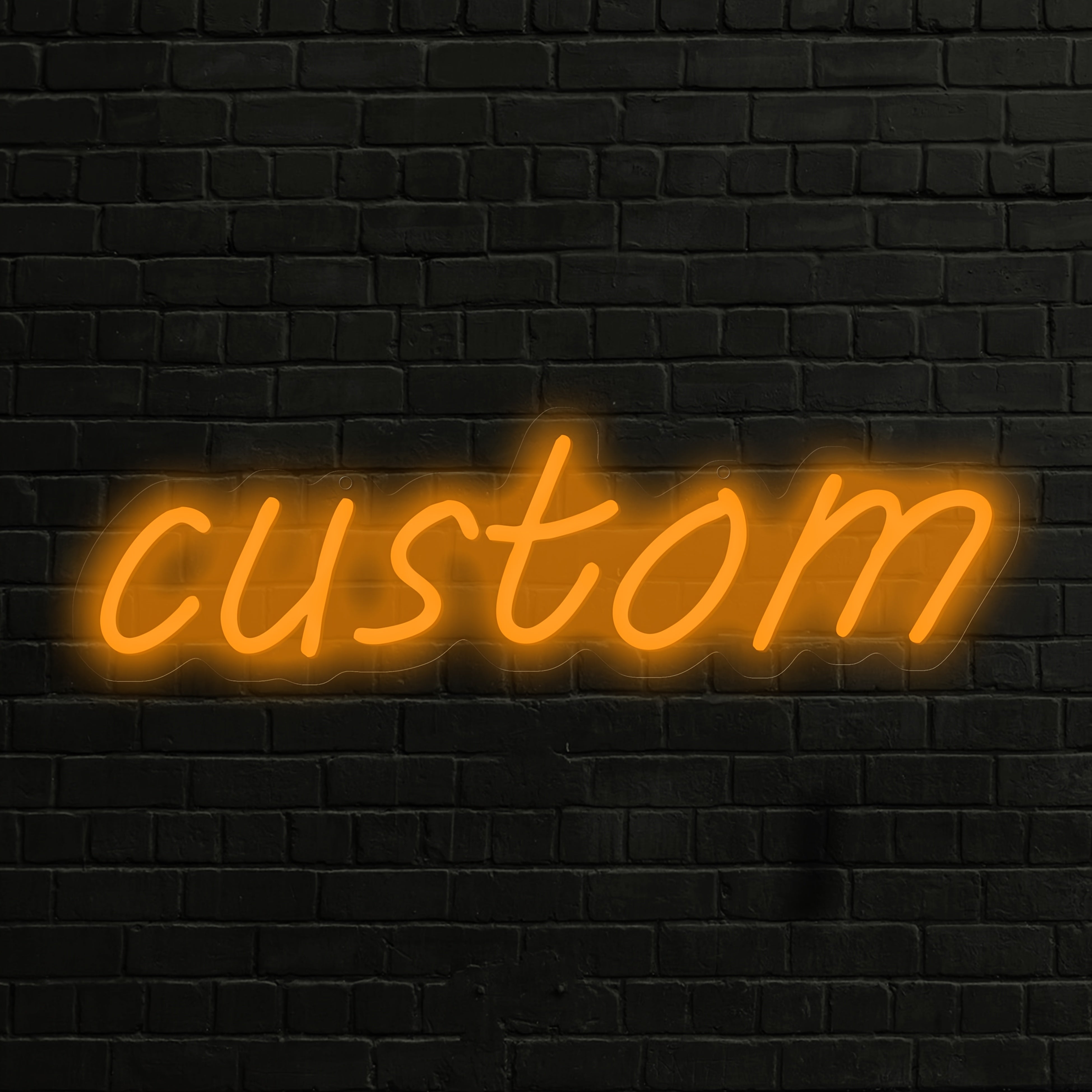 Letrero de neón USB personalizable con interruptor regulable para iluminación personalizada