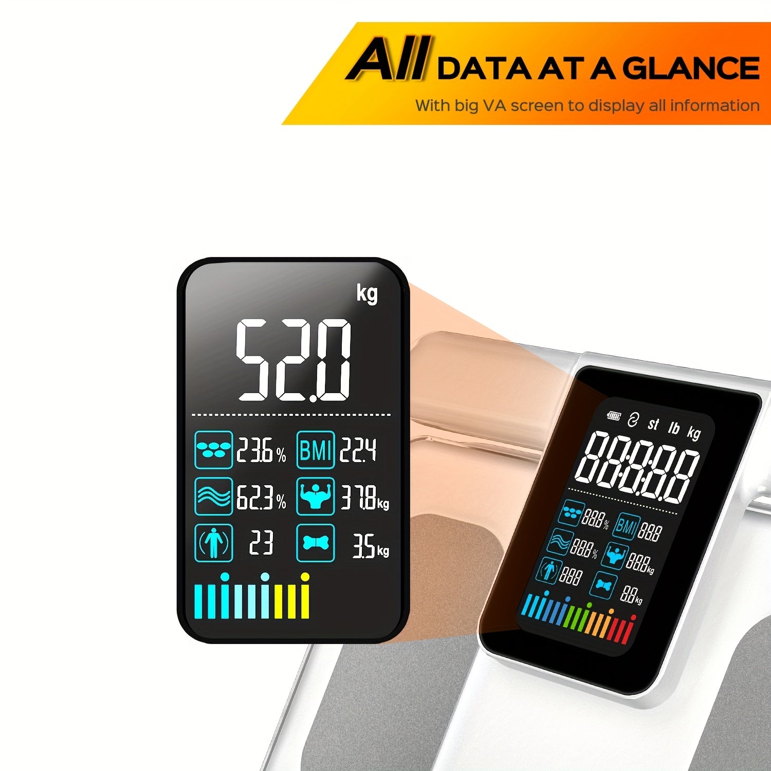 Wireless Smart Electronic Scale with High Precision Weight Measurement and Health Monitoring