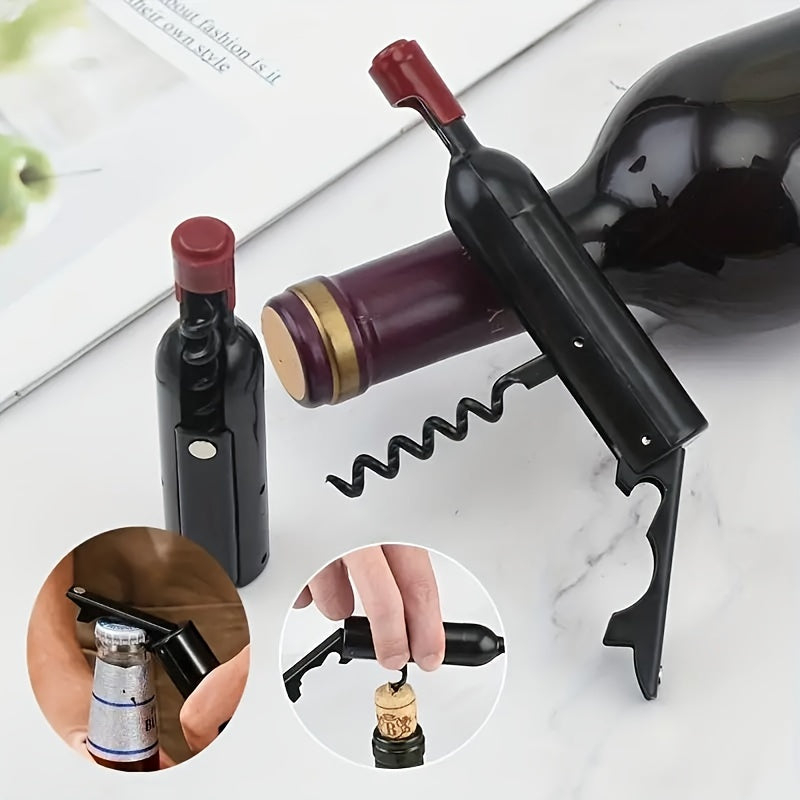 2024 Wine and Beer Bottle Opener ABS Magnetic Red Wine Bottle Opener