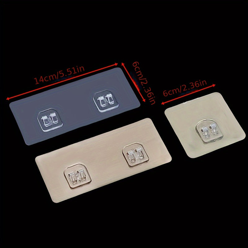 Ganchos adhesivos para organización en baño y cocina, paquete de 5, colgadores de pared para toallas y artículos de tocador