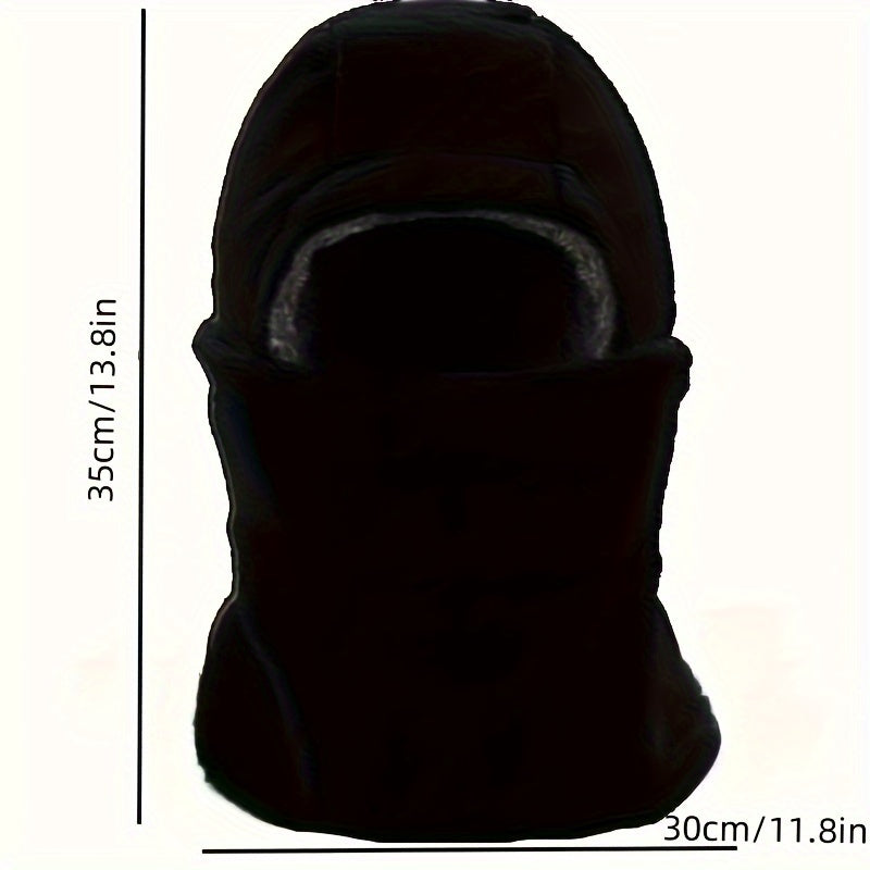Winter Balaclava for Men Women 3-in-1 Fleece Face Mask with Ear Covers for Outdoor Activities
