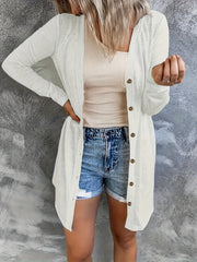 Plus Size Kimono Top Long Sleeve Solid Color Spring Summer Womens