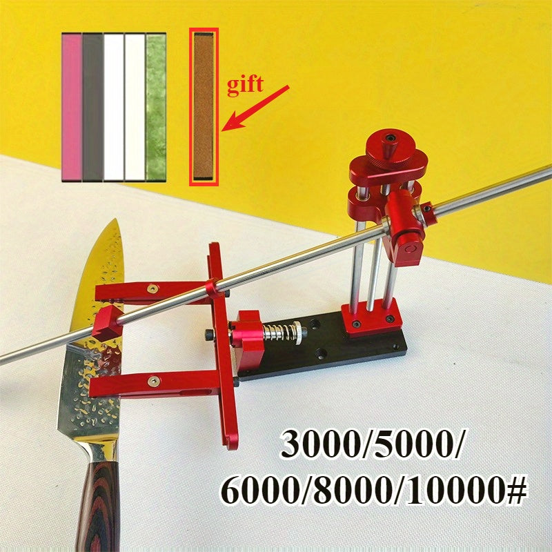 Sozlanadigan doimiy burchakdagi oshxona maydalash toshi to'plami, almashtiriladigan aksessuarlar bilan