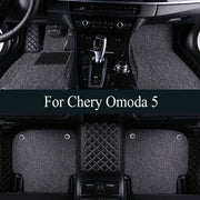 Faux Leather Rear Cargo Mat Waterproof Dirt-Resistant Car Trunk Liner