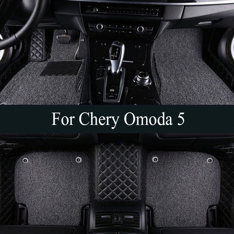 Faux Leather Rear Cargo Mat Waterproof Dirt-Resistant Car Trunk Liner