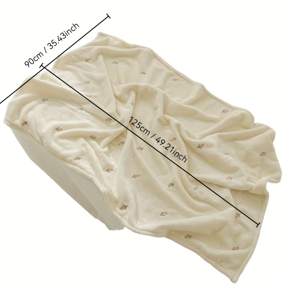 Baby Velvet Blanket for Newborns and Infants Warm Autumn Winter Soft Hugging Gift