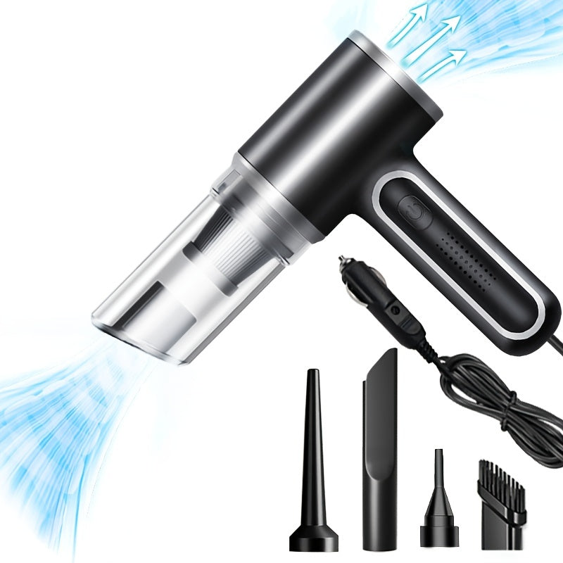 Car Vacuum Cleaner 12V Handheld with Strong Suction and Washable Filter