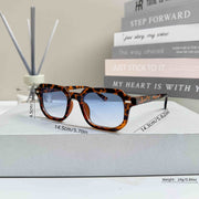 Unisex Rectangular Glasses for Women and Men, Casual Outdoor Travel Accessories