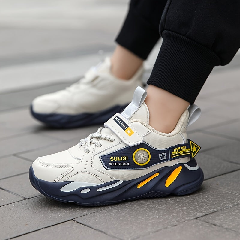 Kids Waterproof Sports Shoes for Boys Autumn Winter EVA Sole Casual Sneakers