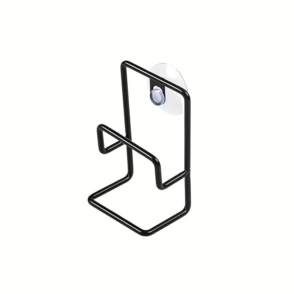 Contemporary Metal Wall-Mounted Sponge Holder Kitchen Sink Storage Durable