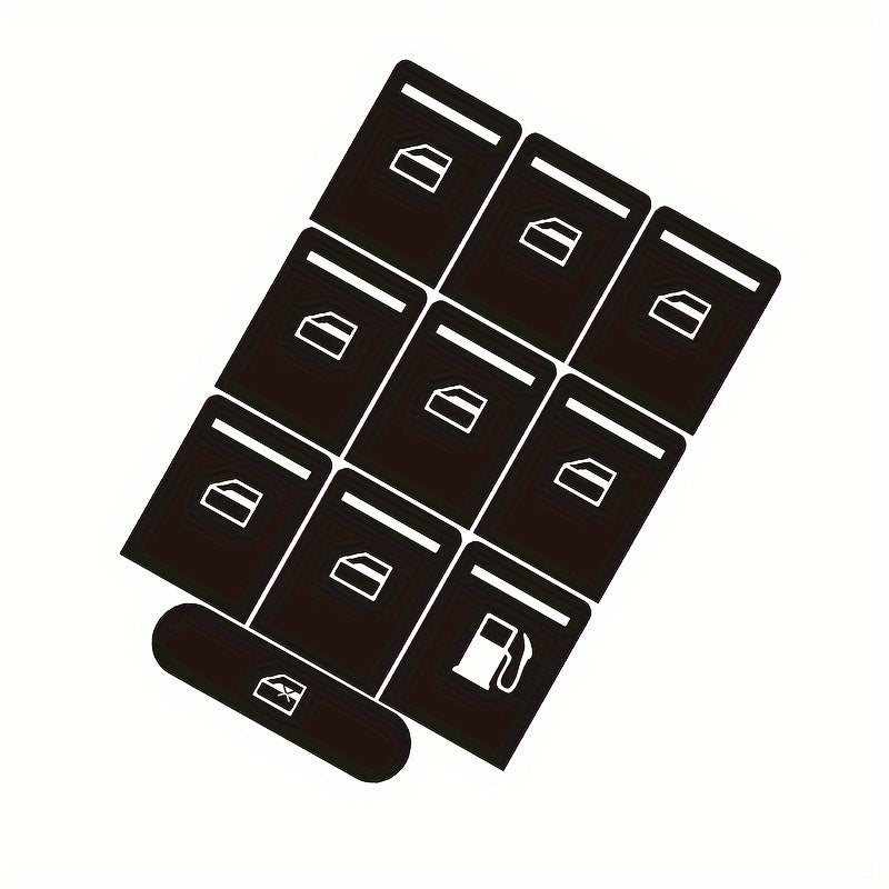 Car Window Button Repair Sticker for Golf V Passat Touring 2002-2008