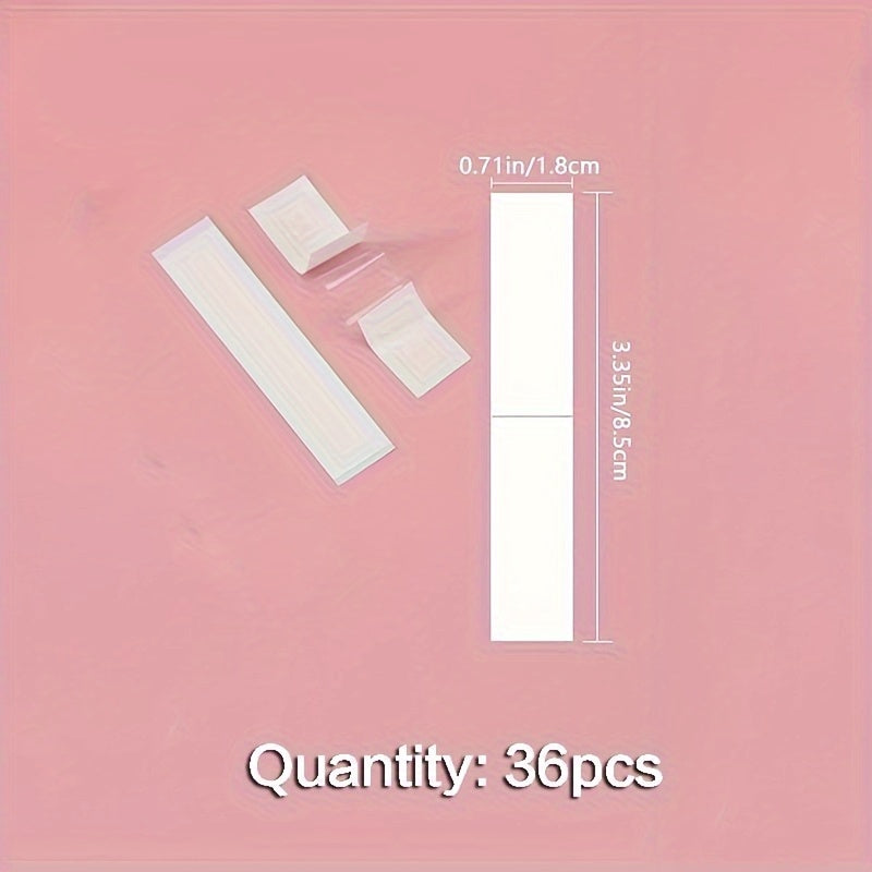 36 dona Ko‘rinmas Moda Lentasi Ikki tomonlama yopishqoq uchun ko‘ylaklar va ichki kiyimlar